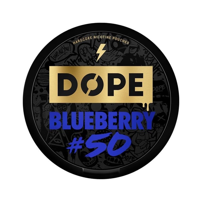 اظرف نيكوتين دوب عدة نكهات DOPE توت ازرق 35 نيكوتين