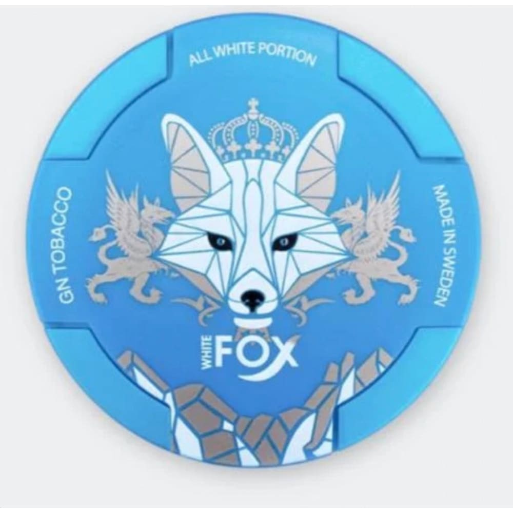 اظرف نيكوتين وايت فوكس عدة نكهات FOX - ازرق نعناع مثلج (شكل