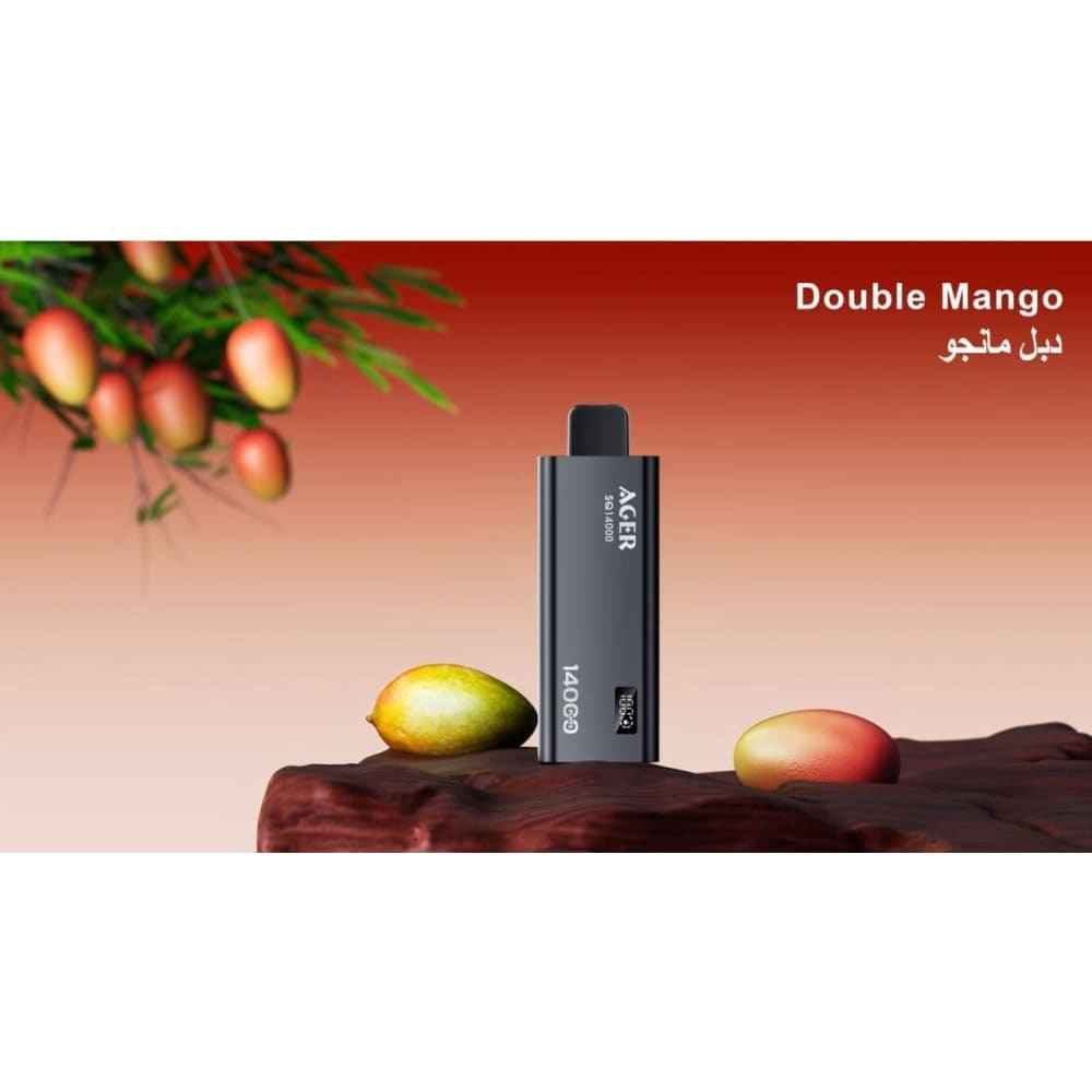 AGER سحبة سيجارة اجير 14000 شفطة 20 نيكوتين عدة نكهات