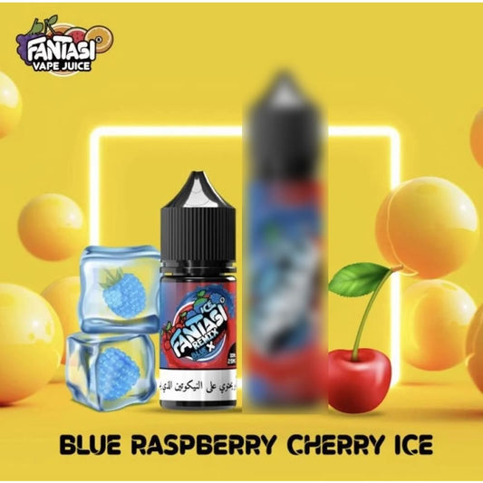 FANTASI نكهة بلو رازبيري كرز ايس من فانتسي سولت نيكوتين