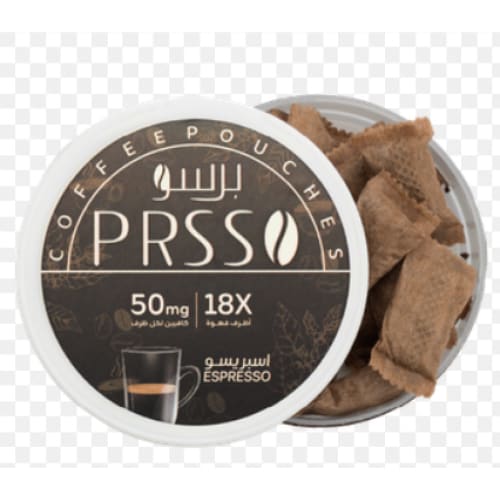 برسو اكياس قهوة بدون نيكوتين فقط تحتوي على كافيين PRSSO