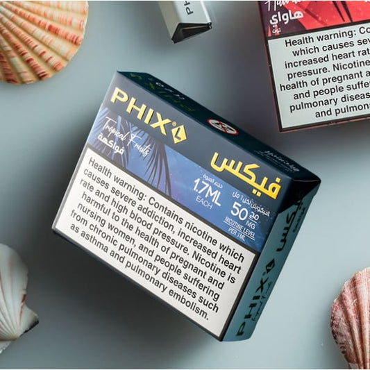 phix بودات فكس نكهة فواكه استوائية ايس 50 نيكوتين