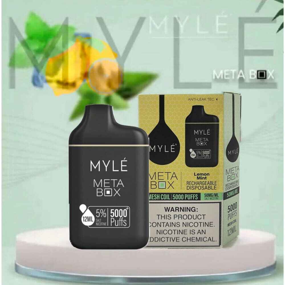 MYLE سحبة سيجارة مايلي 5000 شفطة 50 نيكوتين عدة نكهات