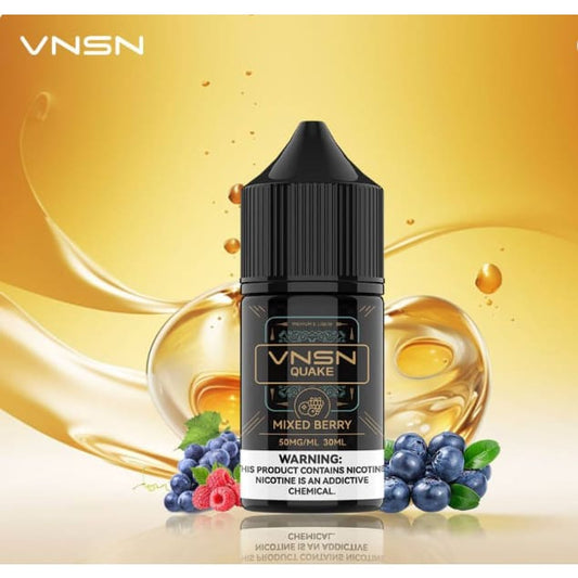 نكهة توت مشكل سولت نيكوتين من فنسن VNSN QUAKE - نيكوتين 50