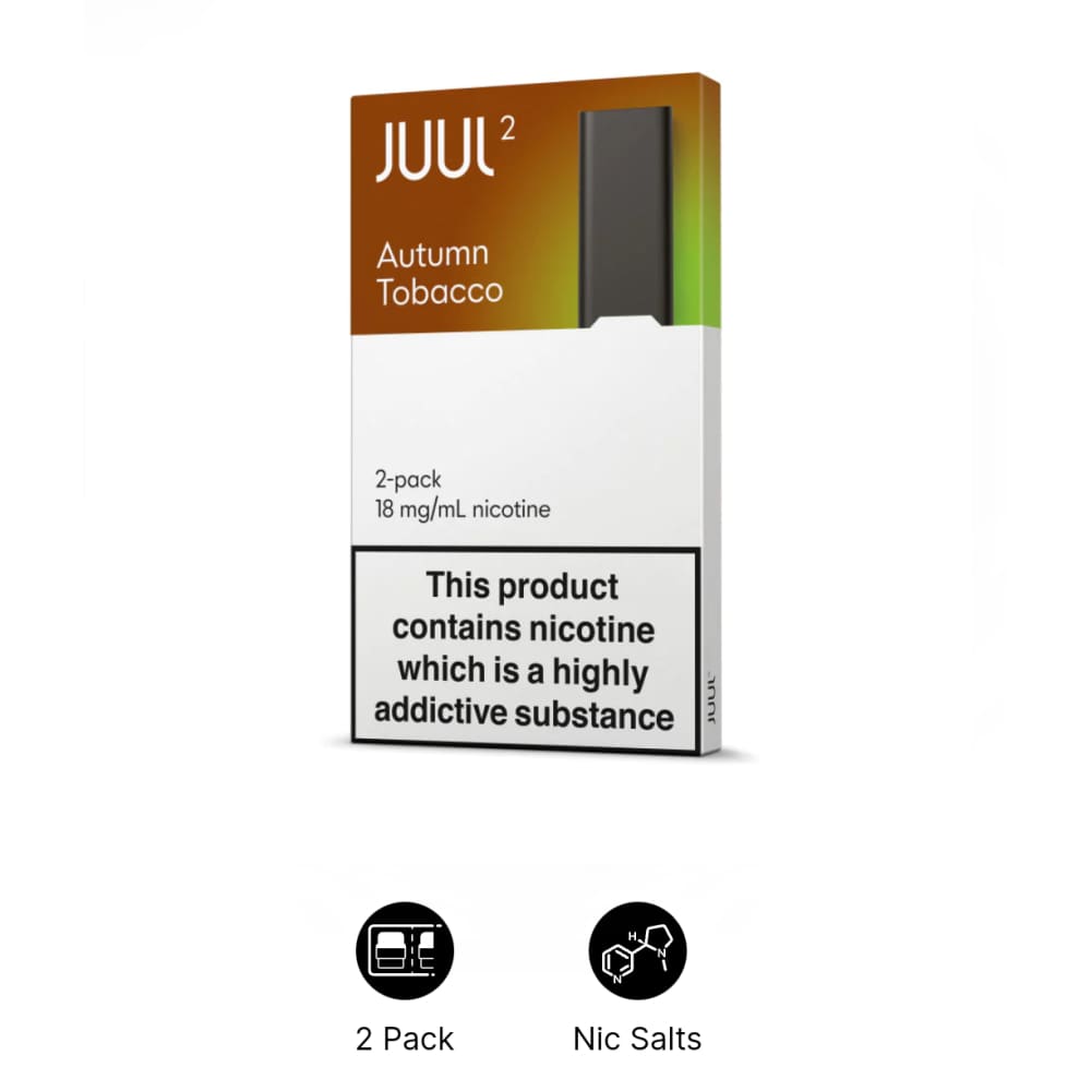 JUUL 2 autumn tobacco بودات سحبة جول الاصدار الثاني نكهة