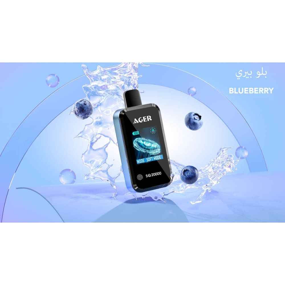 AGER سحبة سيجارة اجير 20000 شفطة 50 نيكوتين عدة نكهات