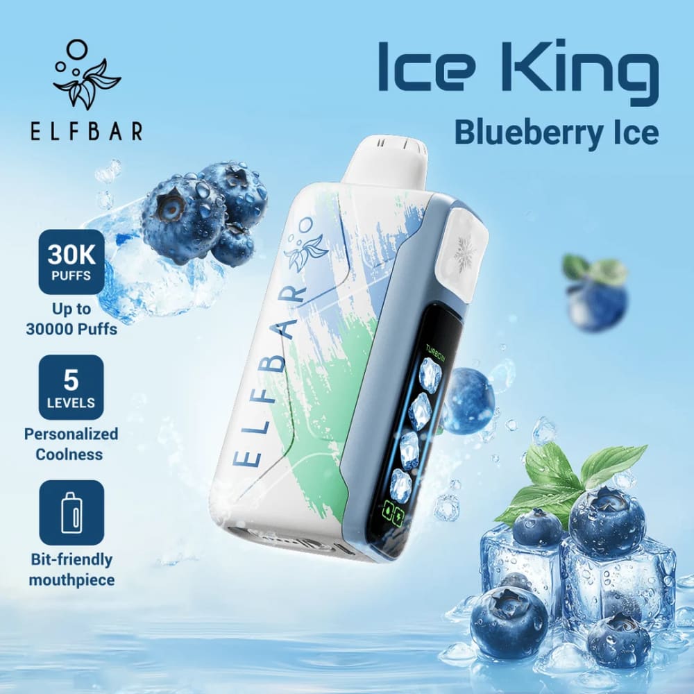 ELFBAR ICE KING سحبة سيجارة الفبار ايس كينق 30000 شفطة 50