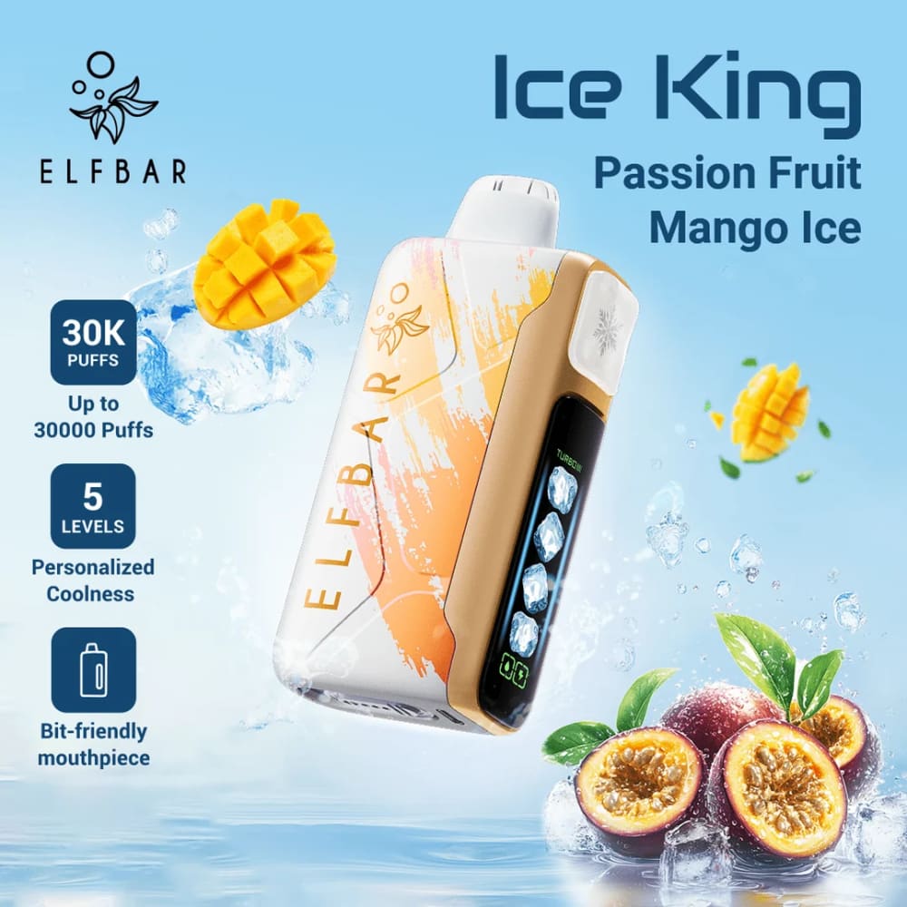ELFBAR ICE KING سحبة سيجارة الفبار ايس كينق 30000 شفطة 50