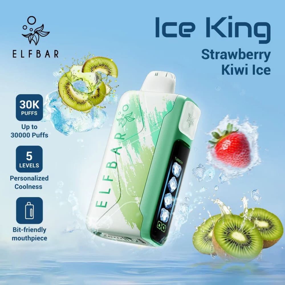 ELFBAR ICE KING سحبة سيجارة الفبار ايس كينق 30000 شفطة 50