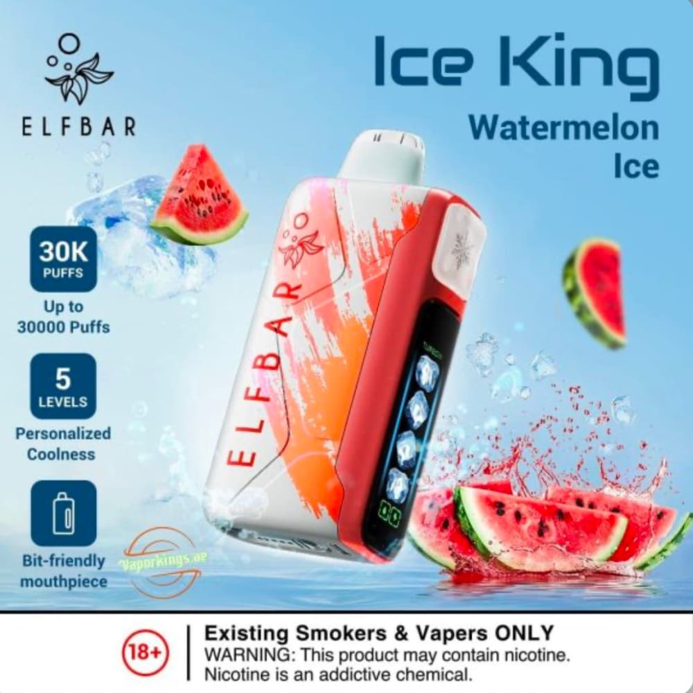 ELFBAR ICE KING سحبة سيجارة الفبار 30000