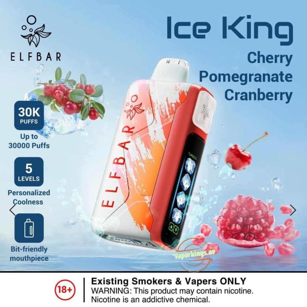 ELFBAR ICE KING سحبة سيجارة الفبار 30000