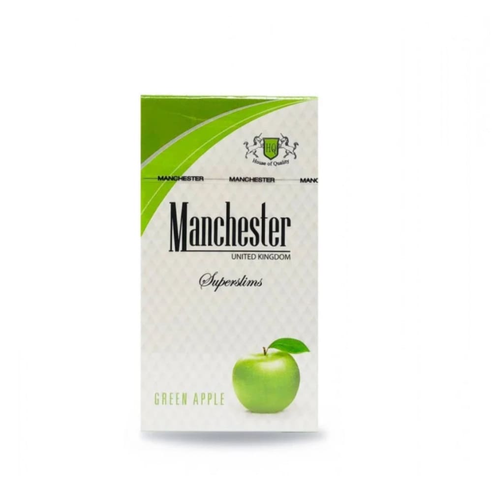 دخان مانشستر عدة نكهات Manchester - تفاح اخضر