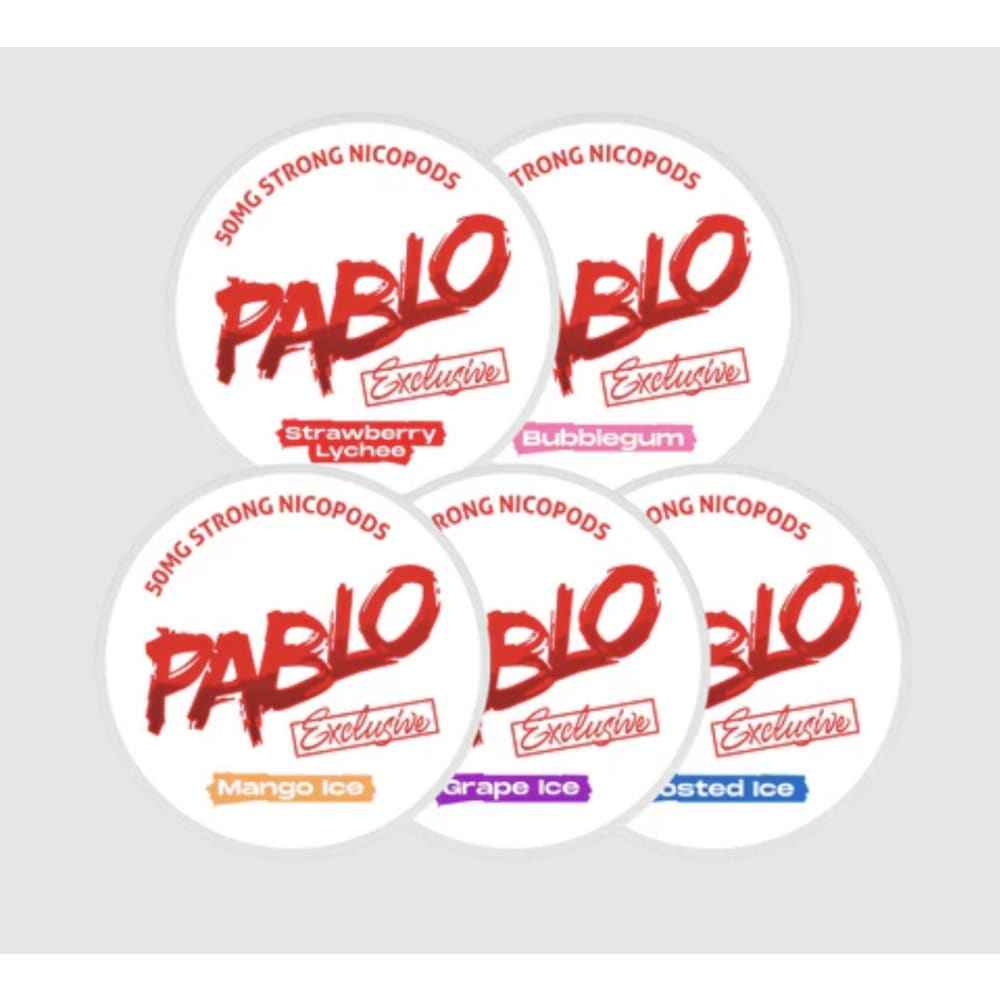 اظرف نيكوتين بابلو عدة نكهات PABLO