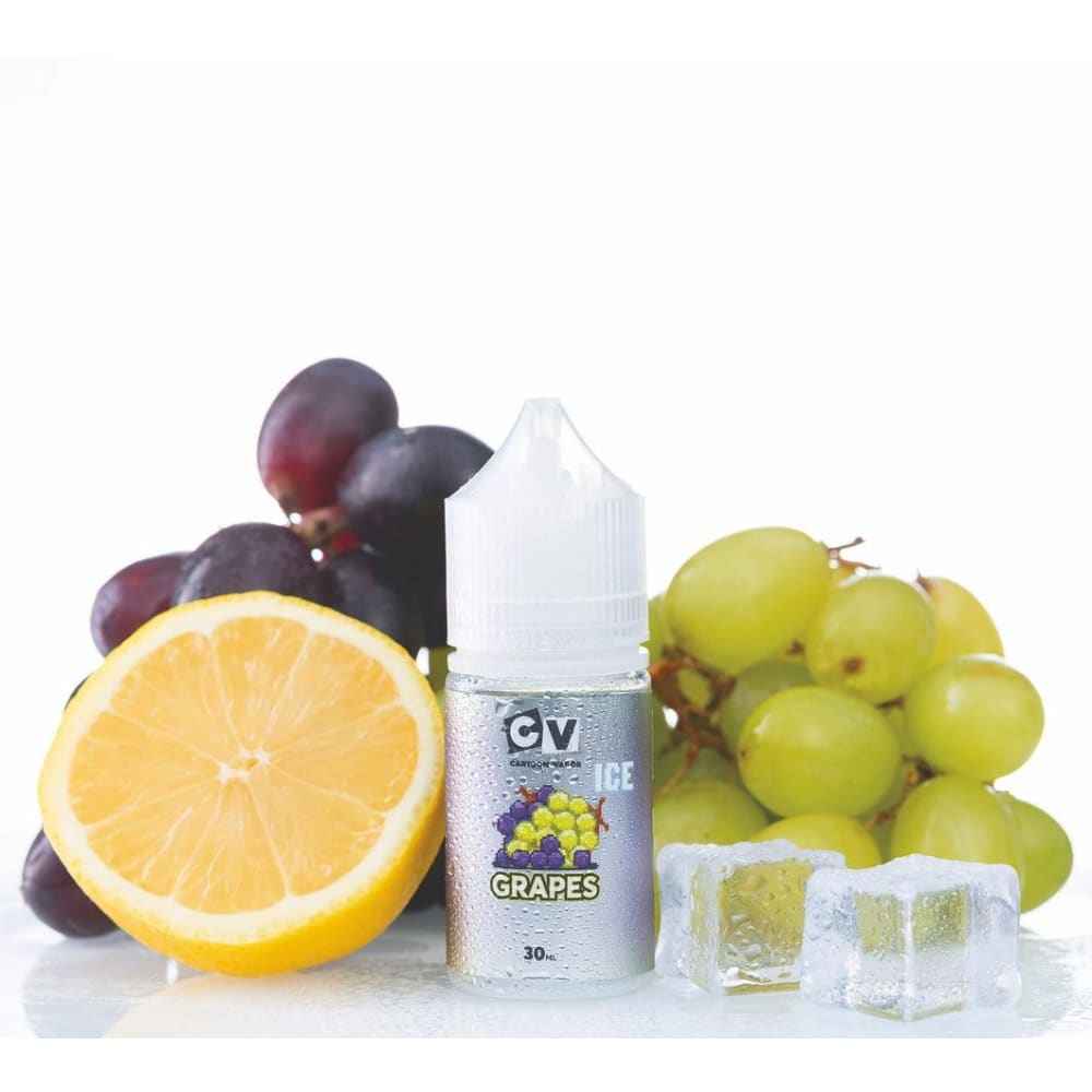CV نكهة عنب ايس سولت نيكوتين من سي - نيكوتين 30