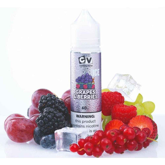 CV نكهة فيب عنب توت ايس من سي - نيكوتين 3