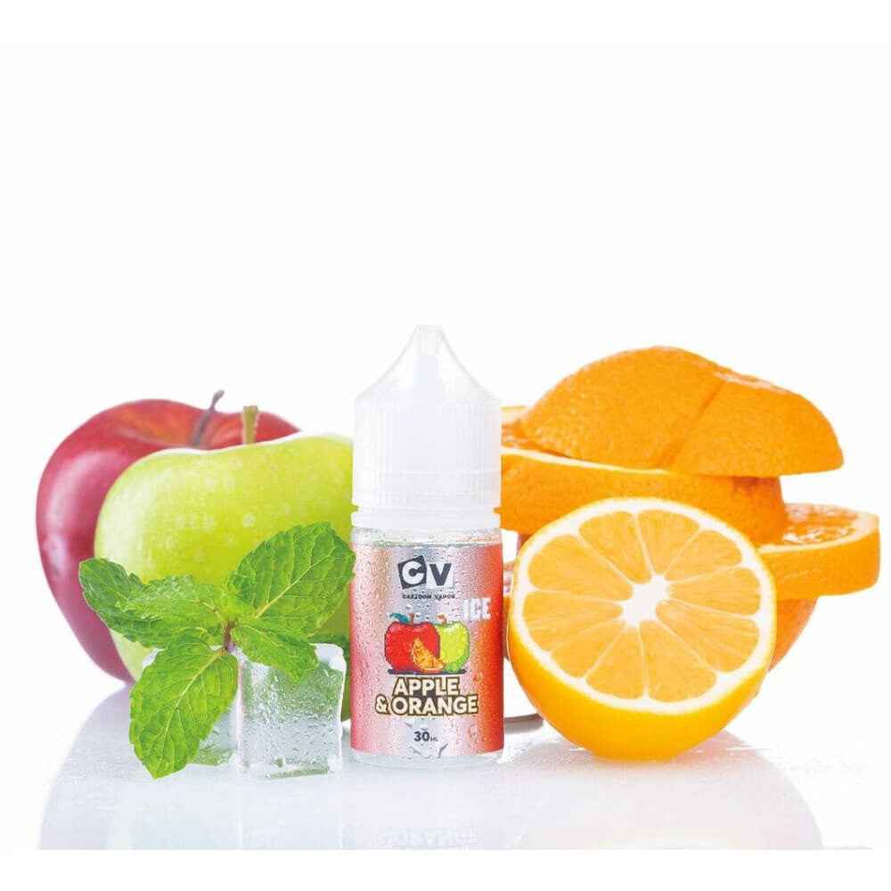 CV نكهة تفاحتين برتقال ايس سولت نيكوتين من سي - نيكوتين 30