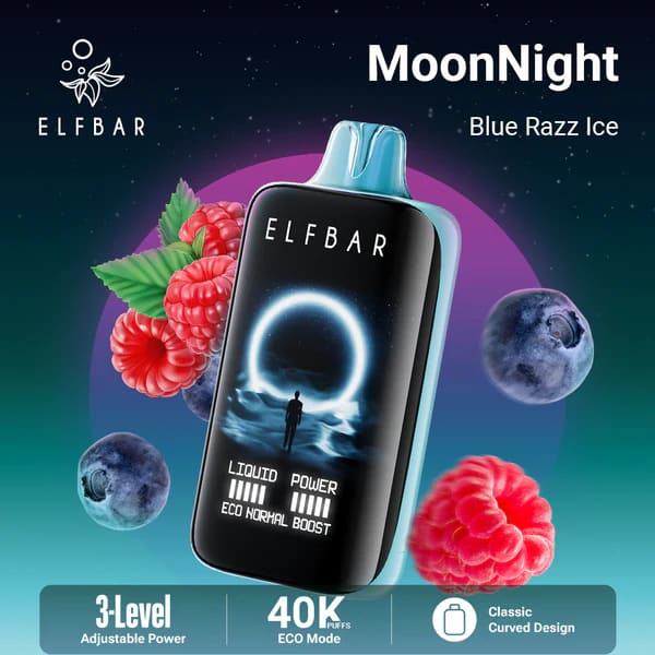 ELFBAR MOONNİGHT سحبة سيجارة الفبار 40000 شفطة 50 نيكوتين