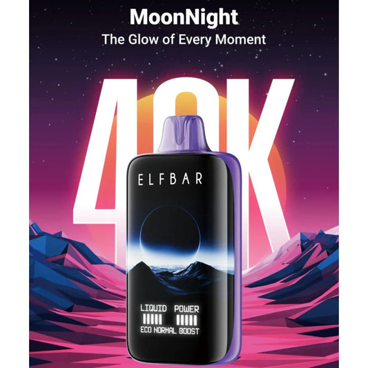 ELFBAR MOONNİGHT سحبة سيجارة الفبار 40000 شفطة 50 نيكوتين