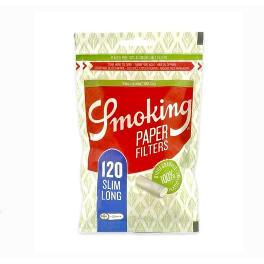 فلاتر ورق سموكنق 6 ملم smoking filters paper slim long