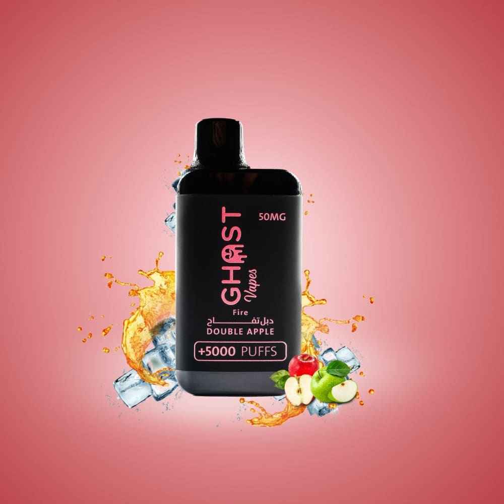 ghost vape سحبة سيجارة قوست فيب 5000 شفطة 50 نيكوتين عدة