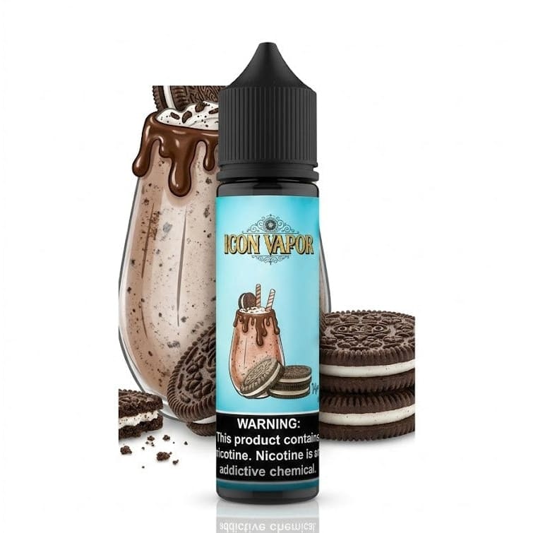 ICON VAPER نكهة فيب ميلك شيك اوريو من ايكون - نيكوتين 3
