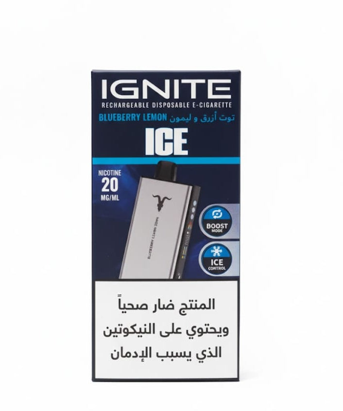 IGNITE سحبة سيجارة اجنايت 40000 شفطة 20 نيكوتين عدة نكهات