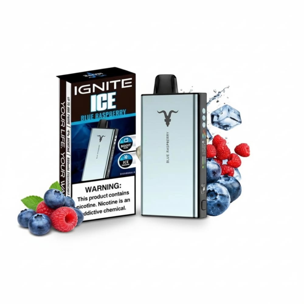 IGNITE سحبة سيجارة اجنايت 40000 شفطة 50 نيكوتين عدة نكهات