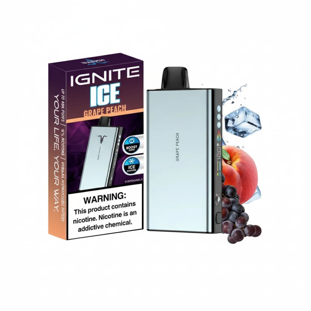 IGNITE سحبة سيجارة اجنايت 40000 شفطة 50 نيكوتين عدة نكهات