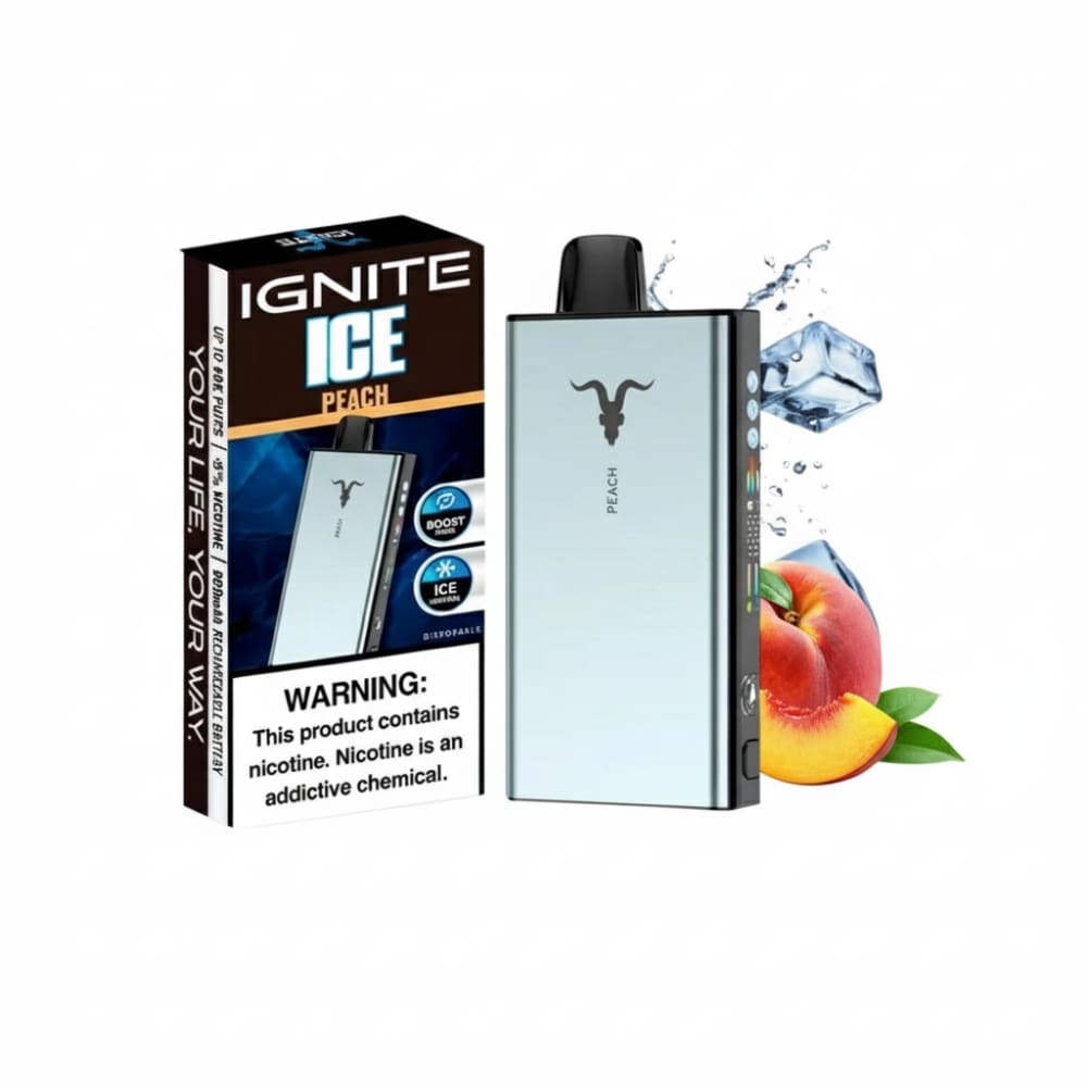 IGNITE سحبة سيجارة اجنايت 40000 شفطة 50 نيكوتين عدة نكهات