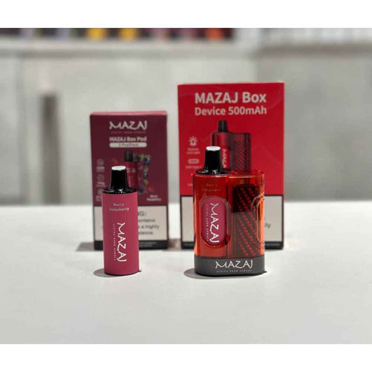 جهاز استخدام سحبة سيجارة مزاج بوكس مع 2 بودات 50 نيكوتين