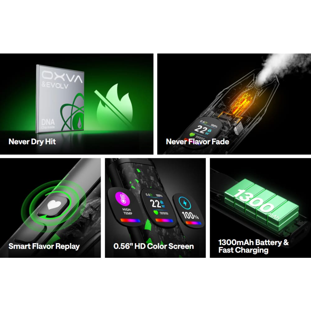 جهاز سحبة وشيشة سيجارة اكسلم برو 2 دي ان اي من اوكسفا XLIM