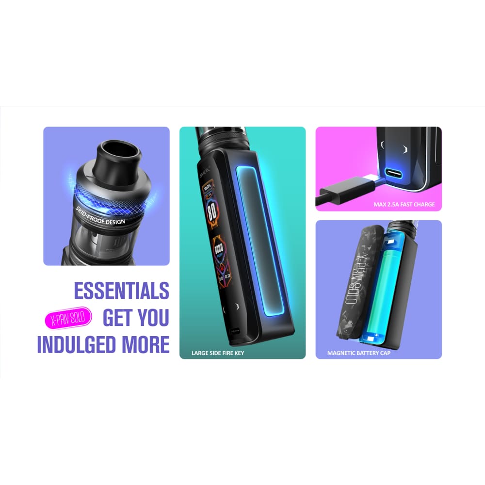 جهاز شيشة سموك اكس برايف سولو SMOK X PRIV SOLO KIT - ابيض