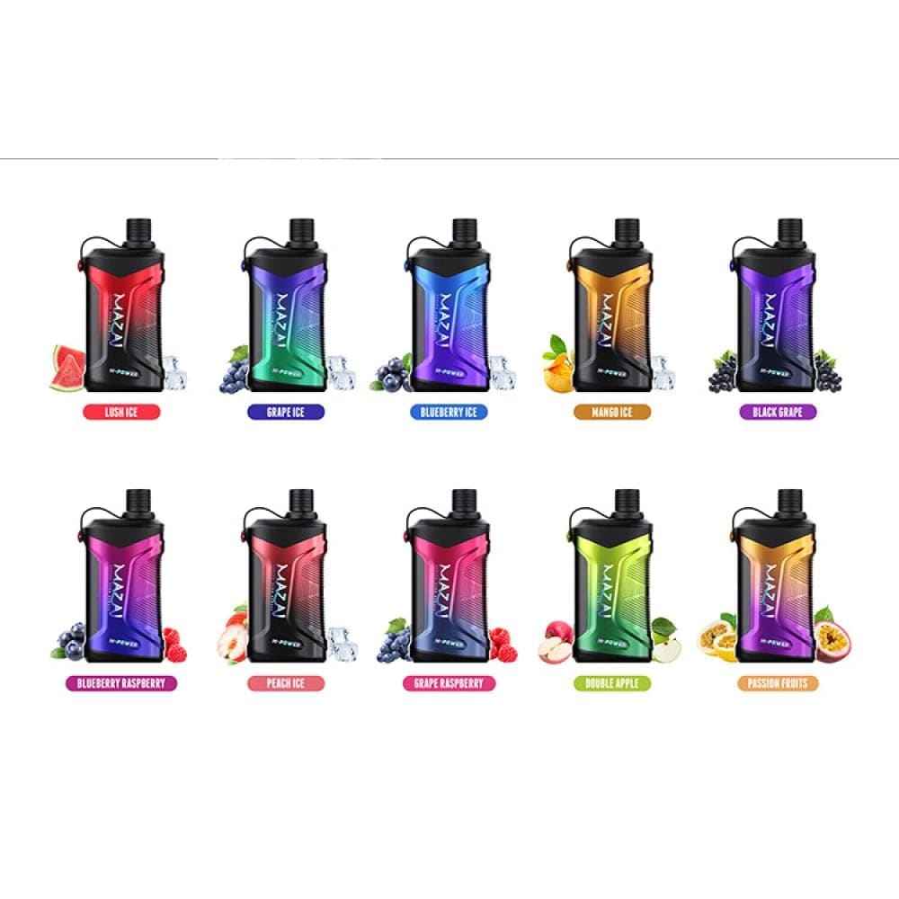 جهاز فيب شيشة مزاج ام باور 20000 شفطة 6 نيكوتين عدة نكهات