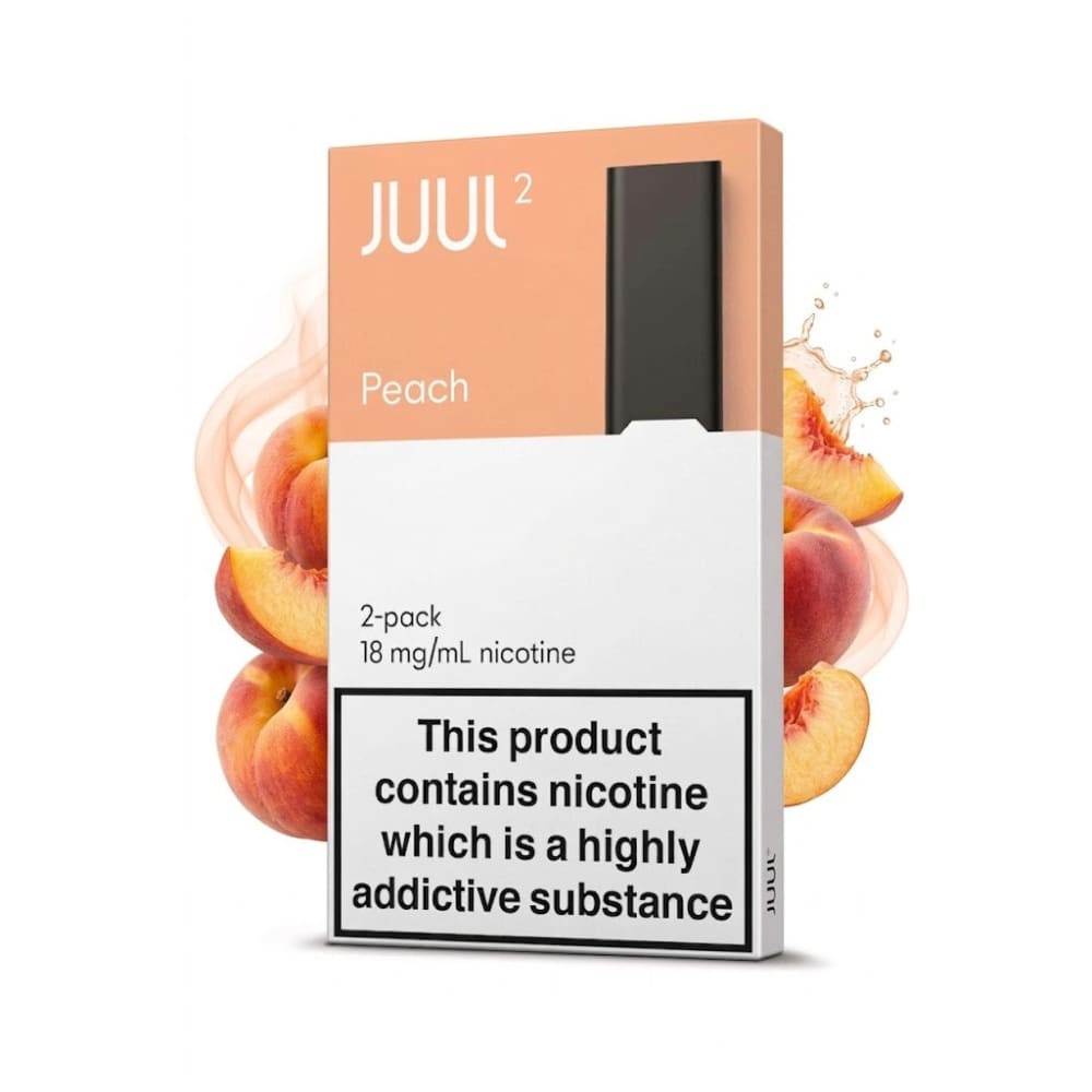 JUUL 2 peach بودات سحبة جول الاصدار الثاني نكهة خوخ 18