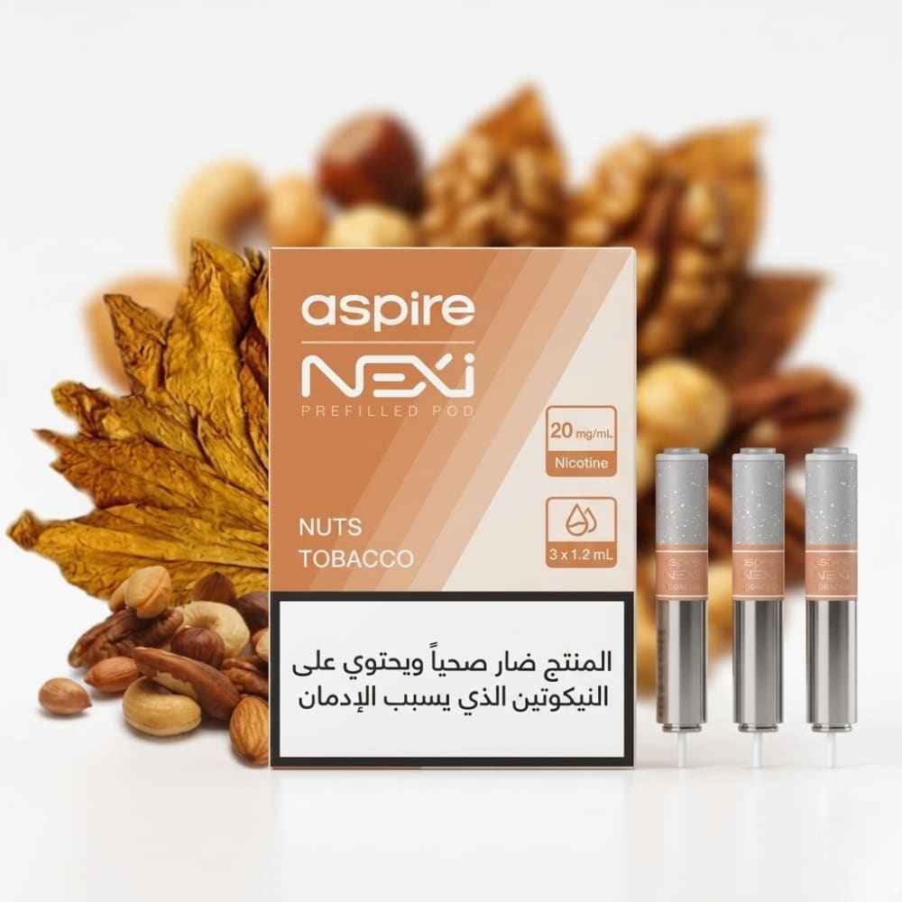 علبة واحدة بودات اسباير نيكسي ون 20 نيكوتين Aspire Nexi One
