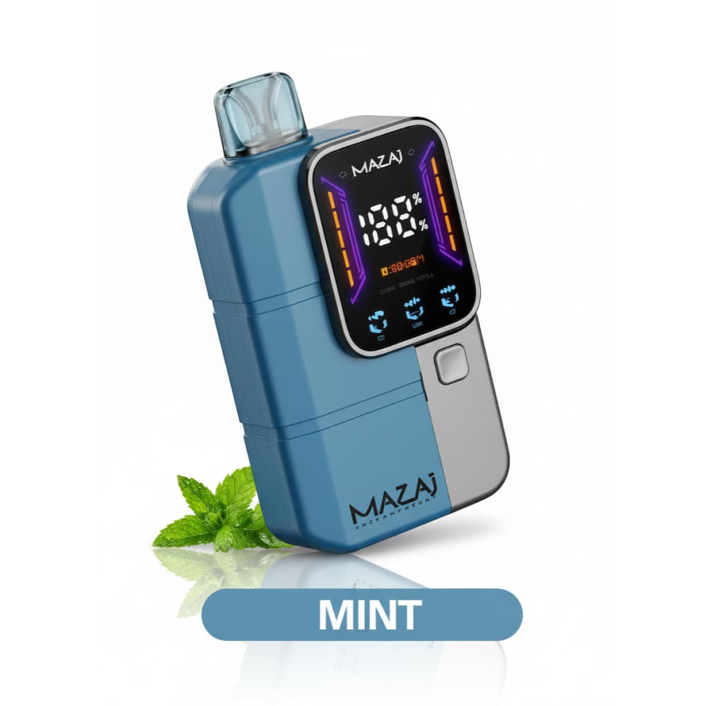 MAZAJ APEX سحبة سيجارة مزاج ابيكس 18000 شفطة 20 نيكوتين عدة