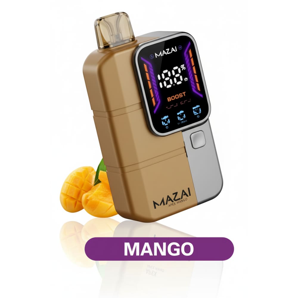 MAZAJ APEX سحبة سيجارة مزاج ابيكس 18000 شفطة 20 نيكوتين عدة