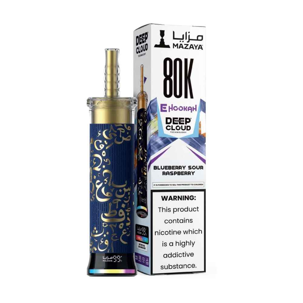 MAZAYA DEEP CLOUD جهاز فيب شيشة مزايا 80000 شفطة 6 نيكوتين