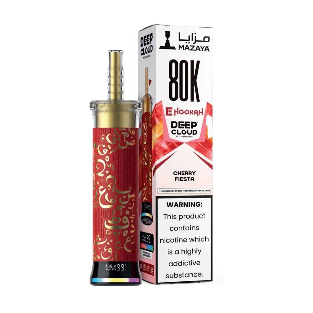MAZAYA DEEP CLOUD جهاز فيب شيشة مزايا 80000 شفطة 6 نيكوتين