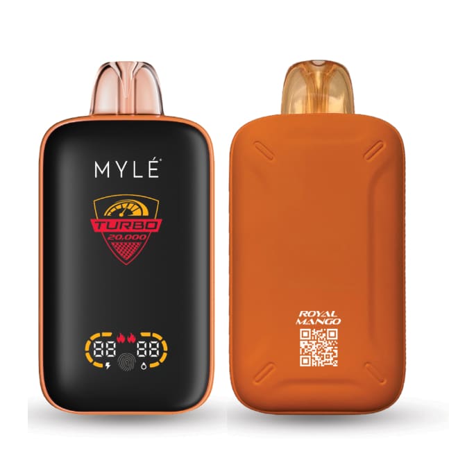 MYLE سحبة سيجارة مايلي تيربو 20000 شفطة 50 نيكوتين عدة