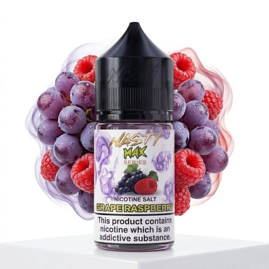 Nasty Max نكهة عنب توت سولت من ناستي