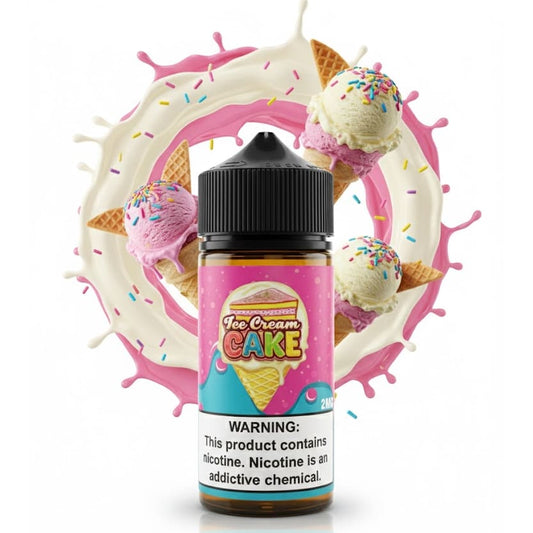 نكهة فيب 100 مل ايس كريم كيك من فيبر تريتس VAPER TREATS