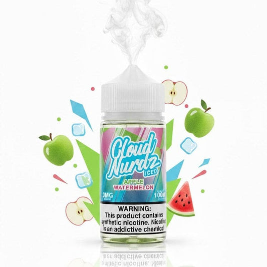 نكهة فيب بطيخ تفاح ايس كلاود نيردز 100 مل CLOUD NURDZ