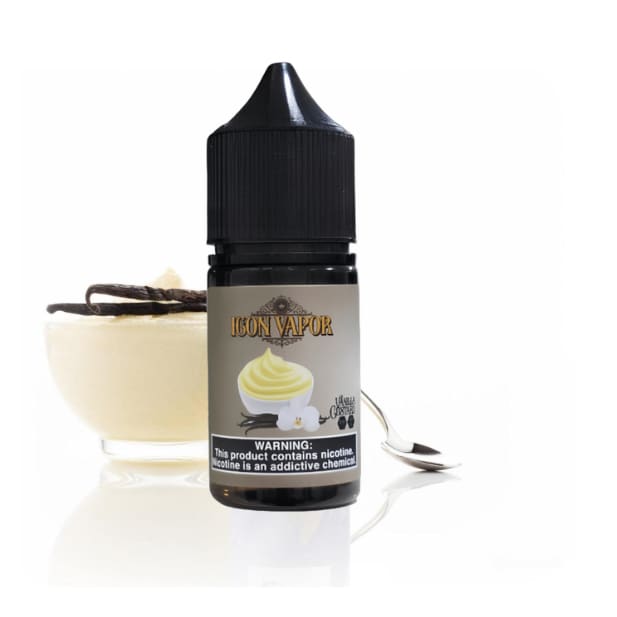 نكهة فانيلا كاسترد من ايكون فيبر سولت نيكوتين ICON VAPER