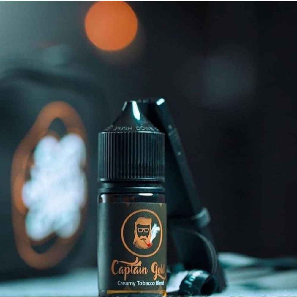 نكهة كريمة توباكو كابتن قولد سولت نيكوتين