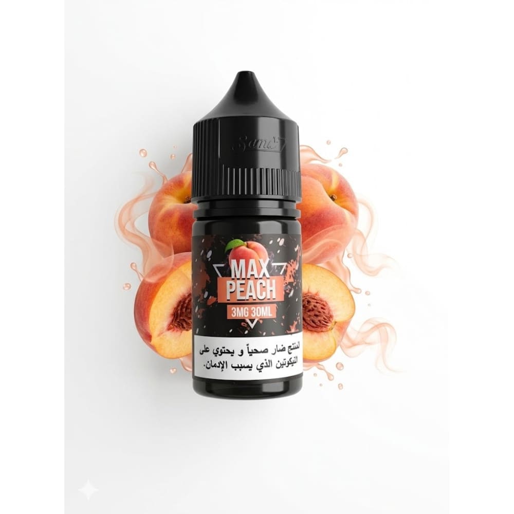 نكهة ماكس خوخ سولت نيكوتين من سامز فيب