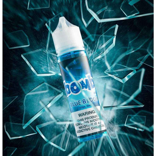 نكهة فيب توت ازرق ايس بلو بود من بومب BOMB - نيكوتين 3