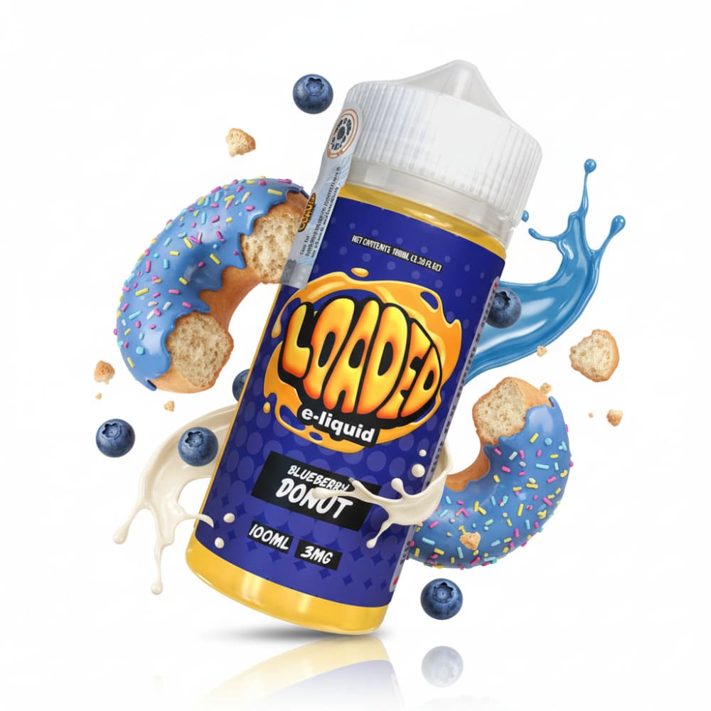 نكهة فيب توت ازرق دونات من لودد 120 مل LOADED Blueberry