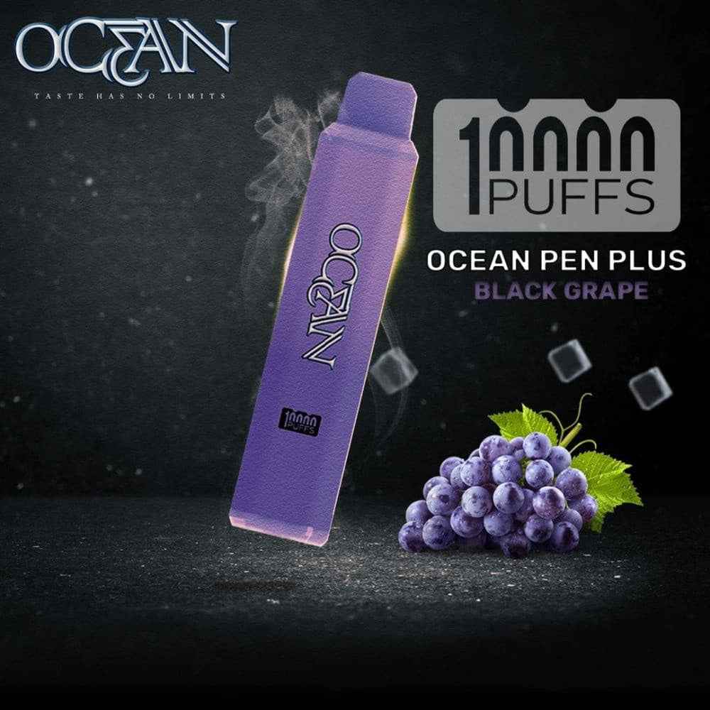 OCEAN سحبة سيجارة اوشن 10000 شفطة 20 نيكوتين عدة نكهات