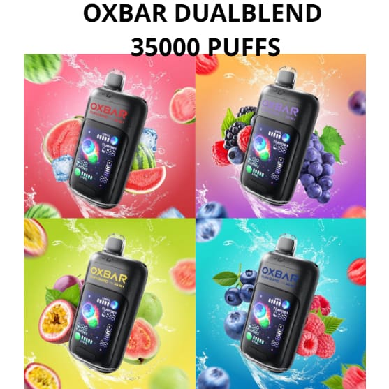 OXBAR DUALBLEND سحبة سيجارة اوكسبار 35000 شفطة 50 نيكوتين
